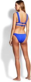 img 3 attached to Seafolly Womens Longline Triangle Swimsuit Women's Clothing : Swimsuits & Cover Ups
