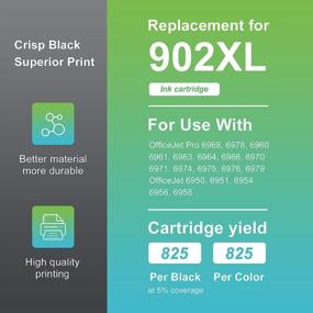 img 3 attached to 🔋 Remanufactured Ink Cartridge Replacement for HP 902XL - myCartridge SUPRINT 902XL - 4-Pack (Black, Cyan, Magenta, Yellow) - Compatible with OfficeJet Pro 6960, 6968, 6958, 6954, 6975, 6950, 6970, 6978