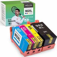 🔋 remanufactured ink cartridge replacement for hp 902xl - mycartridge suprint 902xl - 4-pack (black, cyan, magenta, yellow) - compatible with officejet pro 6960, 6968, 6958, 6954, 6975, 6950, 6970, 6978 logo