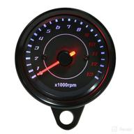 universal motorcycle led backlight tachometer electronic tach meter gauge - dc 12v electronic tachometer logo