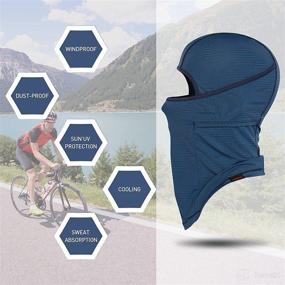 img 1 attached to YIBEIYI Balaclava Breathable Lightweight Cooling