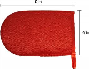 img 3 attached to CleanAide Hair Magnet Pet Fur Removal And Lint Debris Cleanup Pick It Up Mitt, Red, Pack Of 2