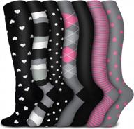🧦 aoliks compression socks for women & men - enhancing circulation 20-30 mmhg: ideal for basketball, running, nursing, travel, cycling logo