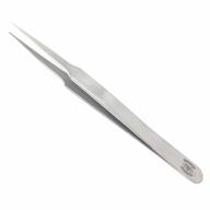 high-precision stainless steel tweezers/forceps with fine straight tapered point (4.75 in.) from scientific labwares logo