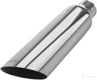 upower exhaust stainless steel tailpipe logo