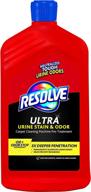 🐾 28oz resolve ultra pet urine stain & odor remover - powerful seo-friendly product logo