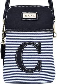 img 3 attached to Stylish And Functional Crossbody Cell Phone Purse For Women - Personalized Monogram Available!