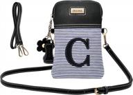 stylish and functional crossbody cell phone purse for women - personalized monogram available! logo