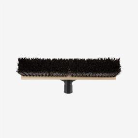 img 3 attached to SWOPT 18” Premium Rough Surface Push Broom Head — Outdoor Push Broom For Driveways, Sidewalks, Patios — Cleaning Head Interchangeable With All SWOPT Cleaning Products For Efficient Cleaning & Storage