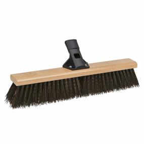 img 4 attached to SWOPT 18” Premium Rough Surface Push Broom Head — Outdoor Push Broom For Driveways, Sidewalks, Patios — Cleaning Head Interchangeable With All SWOPT Cleaning Products For Efficient Cleaning & Storage