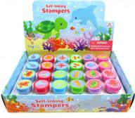 tinymills 24 pcs sea animals ocean life stampers for kids logo