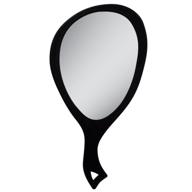 🖤 zadro teardrop mirror large black – chic and functional vanity mirror logo