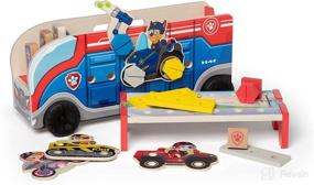 img 4 attached to 🐾 Melissa &amp; Doug PAW Patrol Match &amp; Build in Mission Cruiser