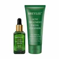 breylee acne treatment serum and facial cleanser set for severe breakouts, pimple clear skin kit to remove blemishes and repair skin logo