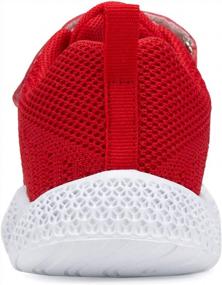 img 1 attached to Santiro Breathable Knit Athletic Running Sneakers - Perfect For Boys And Girls