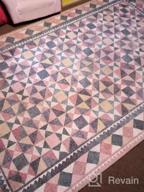 img 1 attached to Loloi Justina Blakeney X Malik Collection Natural And Multi-Colored Contemporary Accent Rug - 2'3" X 3'9 review by Trish Stott