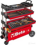 🔧 versatile red mobile tool chest: beta tools c27 s-r - organize and access your tools with ease! логотип
