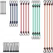 qtimal 30pc heavy duty bungee cord assortment with hooks, storage bag, canopy ties, and ball bungees - optimized for search engines logo