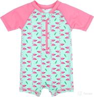 leveret girls piece rashguard months apparel & accessories baby boys good for clothing logo