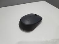 img 2 attached to Logitech M170 Wireless Mouse: 🖱️ Optical Tracking, 12-Month Battery, for PC/Mac/Laptop, Black review by Hoon Alvin ᠌