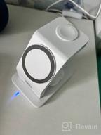 img 2 attached to 🔌 White Bixton MagStand Wireless Charging Station review by Thanaporn Amphaiwora ᠌