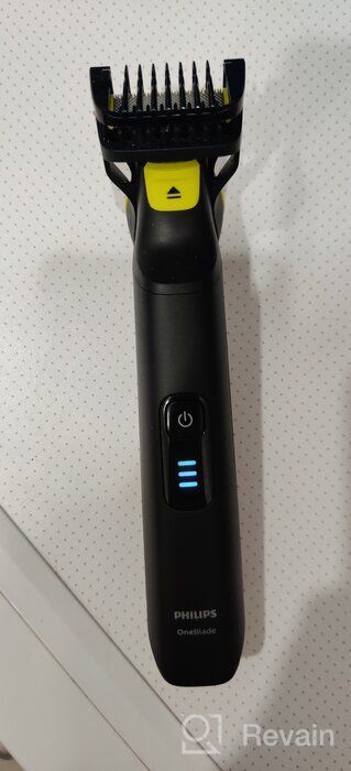 img 2 attached to Trimmer Philips OneBlade Pro QP6530/15, black/green review by Adrianna Jaroszak (A ᠌
