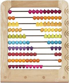 img 2 attached to 🍎 Two-ty Fruity! Wooden Abacus Toy: A Classic Math Game for Early Childhood Education & Development with 100 Fruit Beads - B. toys by Battat B. toys