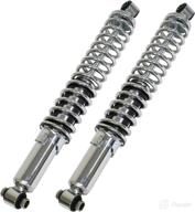 🔧 high performance coil over shocks, perfect fit for king pin & all rear type 1 chrome pair, ideal for dune buggy enthusiasts логотип