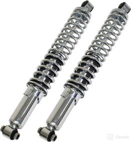 img 1 attached to 🔧 High Performance Coil Over Shocks, Perfect Fit for King Pin & All Rear Type 1 Chrome PAIR, Ideal for Dune Buggy Enthusiasts