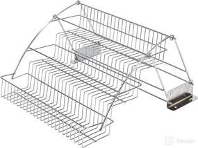 img 2 attached to 🔧 Hardware Resources 3-Tier Pull Down Spice Rack - Chrome-Finished Steel Retractable Organizer