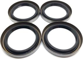 img 1 attached to 🔧 4-Pack Trailer Hub Wheel Grease Seals WPS (TM) 168233TB 1.688'' x 2.332'' Double Lip #84 Spindle: A Reliable Solution for Trailer Maintenance