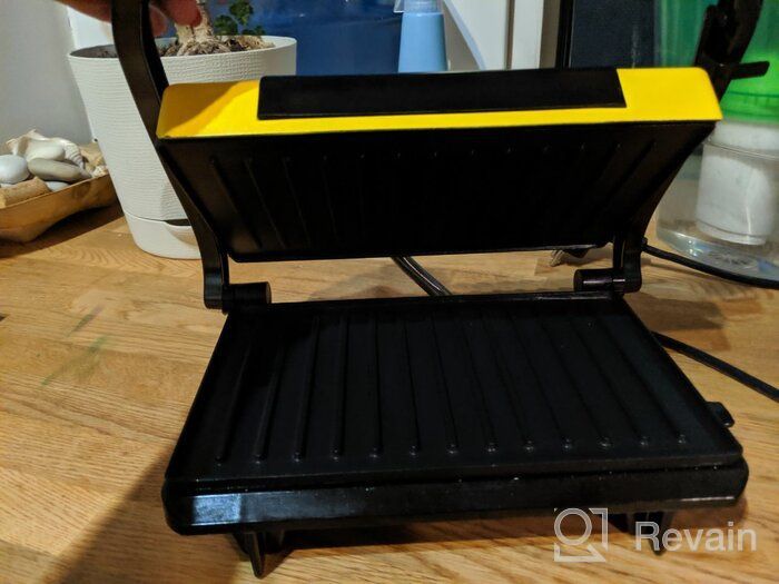 img 2 attached to Sandwich maker Kitfort KT-1609 Panini Maker, red review by Edyta Adamczewska ᠌