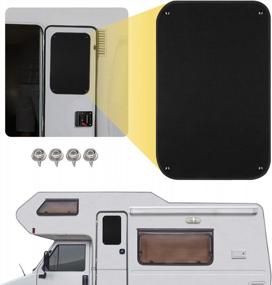 img 4 attached to Kohree RV Door Window Shade для защиты от солнца и уединения в трейлерах и автодомах