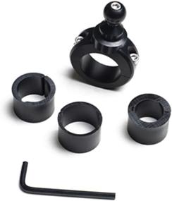 img 1 attached to Black Universal Motorcycle Handlebar Mount Kit - Techmount 4-30912-B