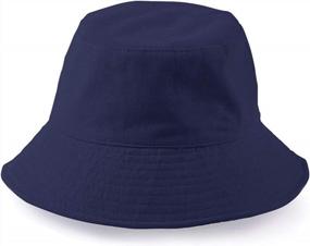 img 3 attached to Bucket Hats For Women Sun Beach Hat Teens Girls Wide Brim Summer Fisherman'S Caps UPF 50+