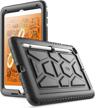 protect your ipad mini 5 with poetic's turtleskin silicone case for 2019 release - black logo