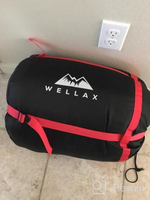 img 1 attached to WELLAX Double Sleeping Bag for Camping, Backpacking or Hiking - Extra Large Camping Gear for Couples - Ideal for All Terrains and Weather - Camping Accessories review by Willie Ogunlana