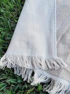 img 1 attached to Multipurpose Malibu Beach Blanket: Soft Cotton & Terry Cloth Towel Ideal For Pool, Camping, And Home Decor - 72" X 60 review by Robert Hoge