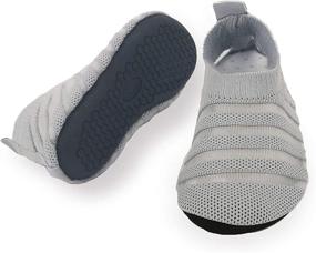 img 4 attached to 👶 Comfortable Toddler Slipper: Non Slip Lightweight Slippers for Boys' Shoes