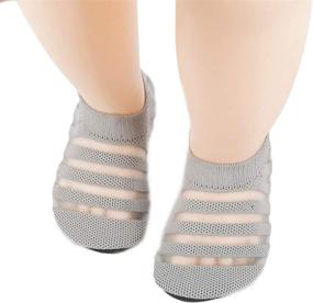 img 3 attached to 👶 Comfortable Toddler Slipper: Non Slip Lightweight Slippers for Boys' Shoes