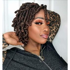 img 4 attached to TOYOTRESS Bob Spring Twist Pre-Twisted - 6 Inch Pre-Looped Crochet Braids, Super Cute & Versatile Kids Crochet Hair Braiding Hair Extensions (6 Inch, T30-Candy Brown)