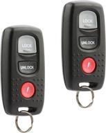 🔑 keyless entry remote car key fob for 2002-2006 mazda mp-v (oucg8d-325a-a, e4eg8d-325a-a), set of 2 logo