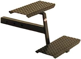 img 3 attached to 🔌 Convenient CR Brophy Machine Works RHS2 Black Receiver Hitch Stair with Two Step for Easy Accessibility