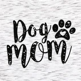 img 2 attached to 🐾 Stylish and Hilarious Dog Mom T-shirts: Funny Dog Paw Graphic Print for Women - O Neck Mom Shirt