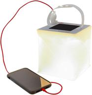 stay illuminated and connected anywhere with luminaid solar camping lantern and phone charger logo
