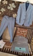 img 1 attached to Linen Jacket and Dress Pants Set for Boys' Clothing - Gioberti Suits & Sport Coats review by Bobby Aghetoni