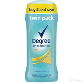 img 4 attached to 💦 Degree Fresh Protection Antiperspirant Deodorant for Enhanced Personal Care