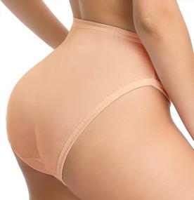 img 3 attached to Comfortable And Breathable Plus Size Underwear For Women - Wingslove 3 Pack High Cut Panties With Full Coverage