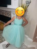 img 1 attached to Glamulice Bridesmaid Wedding Pageant Dresses Girls' Clothing for Dresses review by Heather Richards