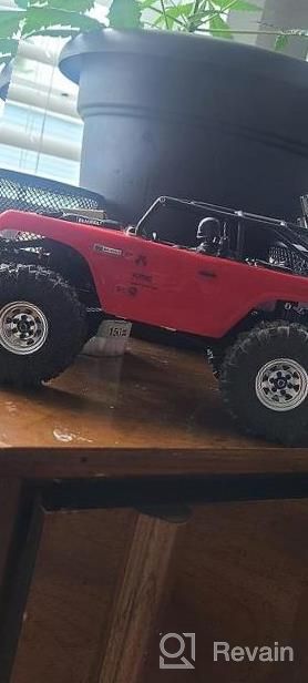 img 1 attached to Upgrade Your Small Crawler With INJORA 1.0 Mud Terrain Tires For TRX4M, SCX24, Axial And More - Set Of 4 Tires Included! review by Beth Clark